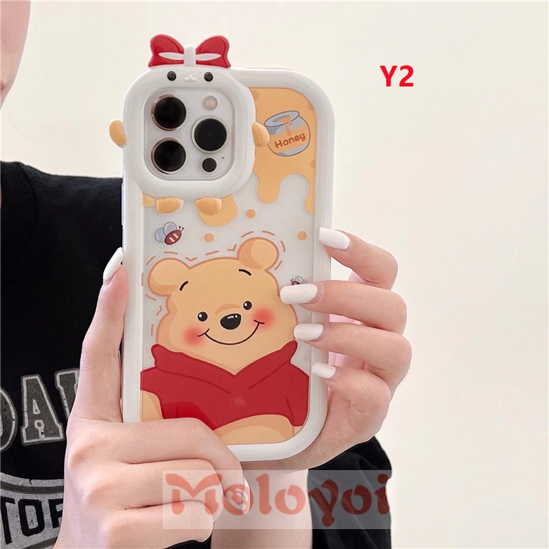 Soft Case TPU Motif Desney Winnie the Pooh Untuk IPhone 11 13 12 14 Pro MAX 6 6S Plus XR X 7 8 14 Plus XS MAX SE 2020