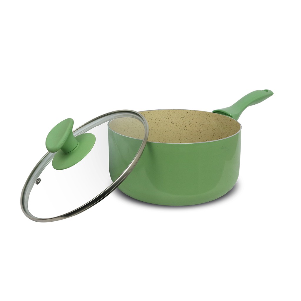 Kirin Tenun Series Saucepan Panci Anti Lengket Classic Saucepan 20cm - 2.2MM - Random