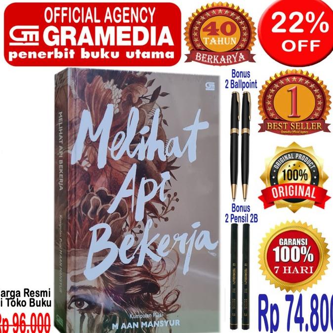 

Buku Melihat Api Bekerja - Puisi - M Aan Mansyur - Original & Segel Star Seller