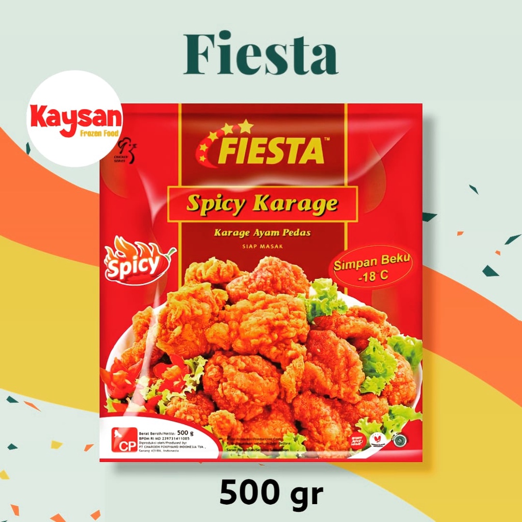 

FIESTA SPICY CHICKEN KARAGE 500 GRAM