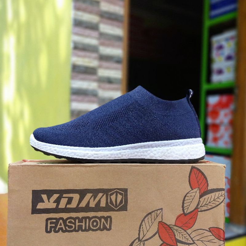 Sepatu Slip-on Rajut Import Wanita Terbaru belbe original