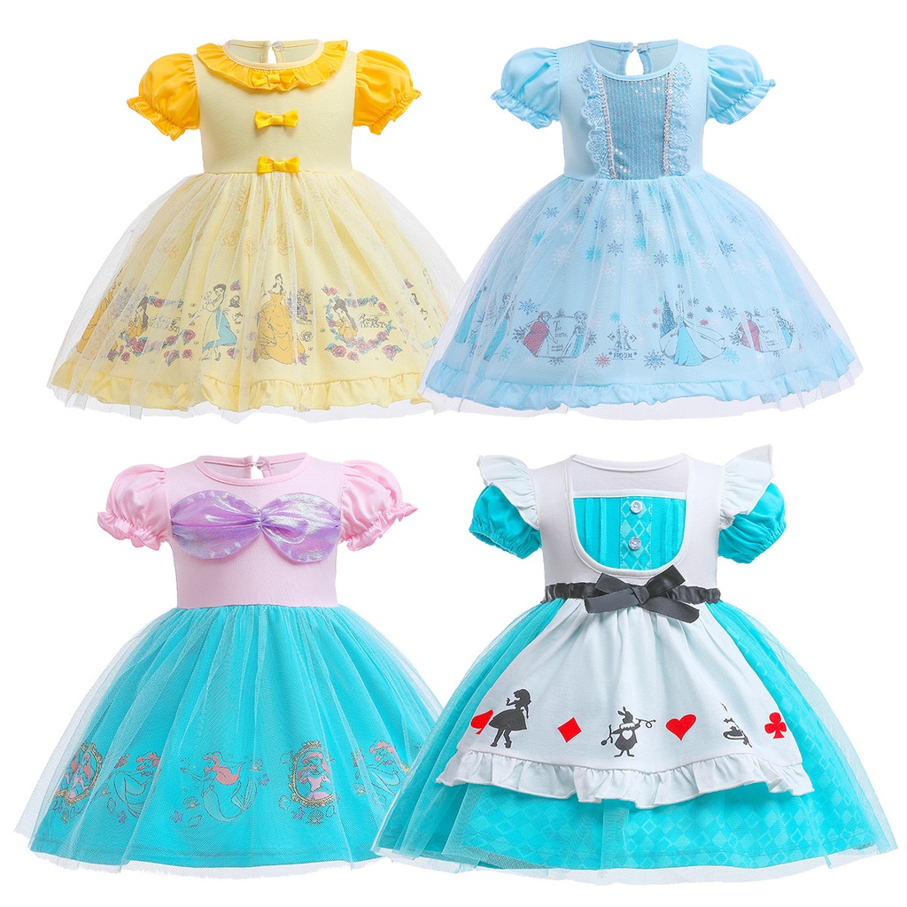 DRESS ANAK PEREMPUAN COSPLAY BAJU KOSTUM GAUN PRINCESS BALLET TUTU COSPLAY R00