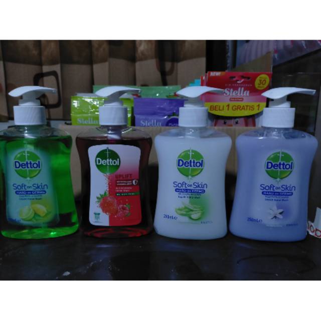 Dettol handwash botol pump 245g,250ml