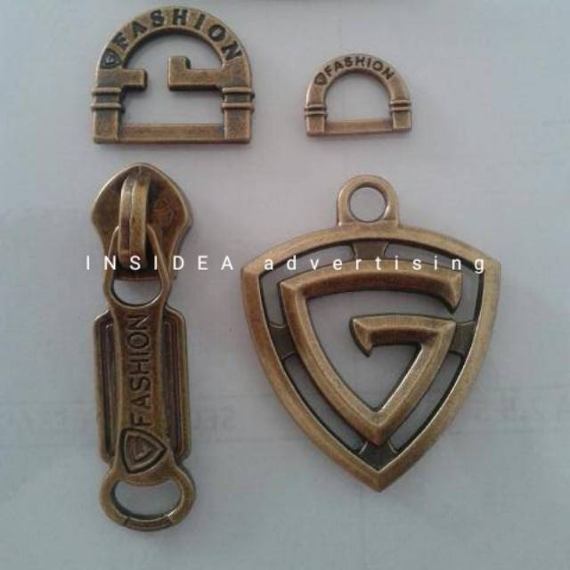 [ HARGA TERMURAH ] LABEL SET LOGAM untuk  TAS HIJAB, TAS ETNIK, TAS WAISTBAG, TAS RAJUT , TAS KULIT