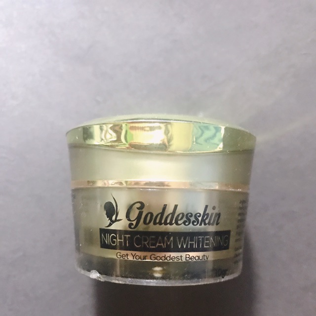 Goddesskin Athena Night Cream Whitening  // Krim Malam Whitening dari Athena Klinik Palembang