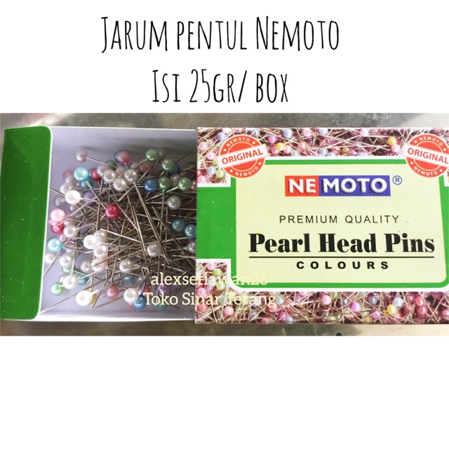 Jarum Pentul Nemoto Original 100% / motek