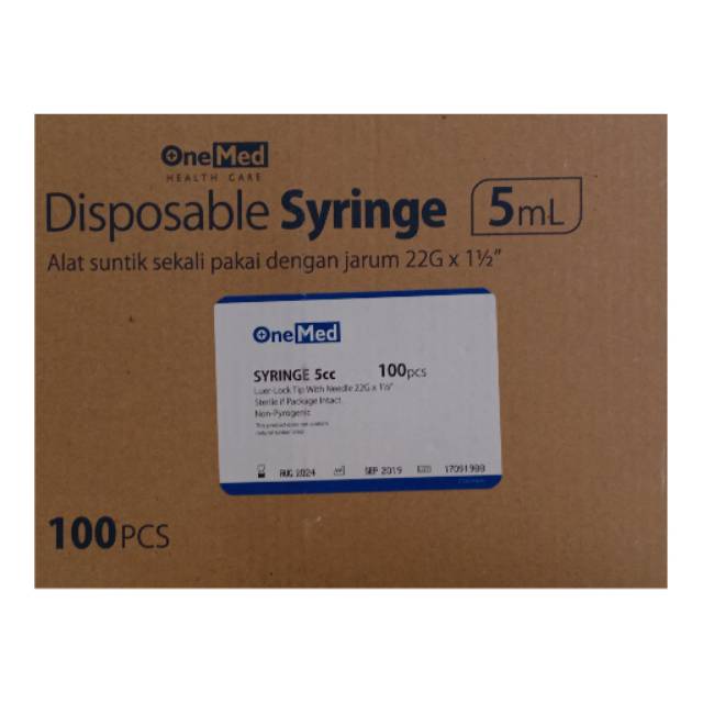 Spuit 5ml Onemed Spuit 5cc Onemed
