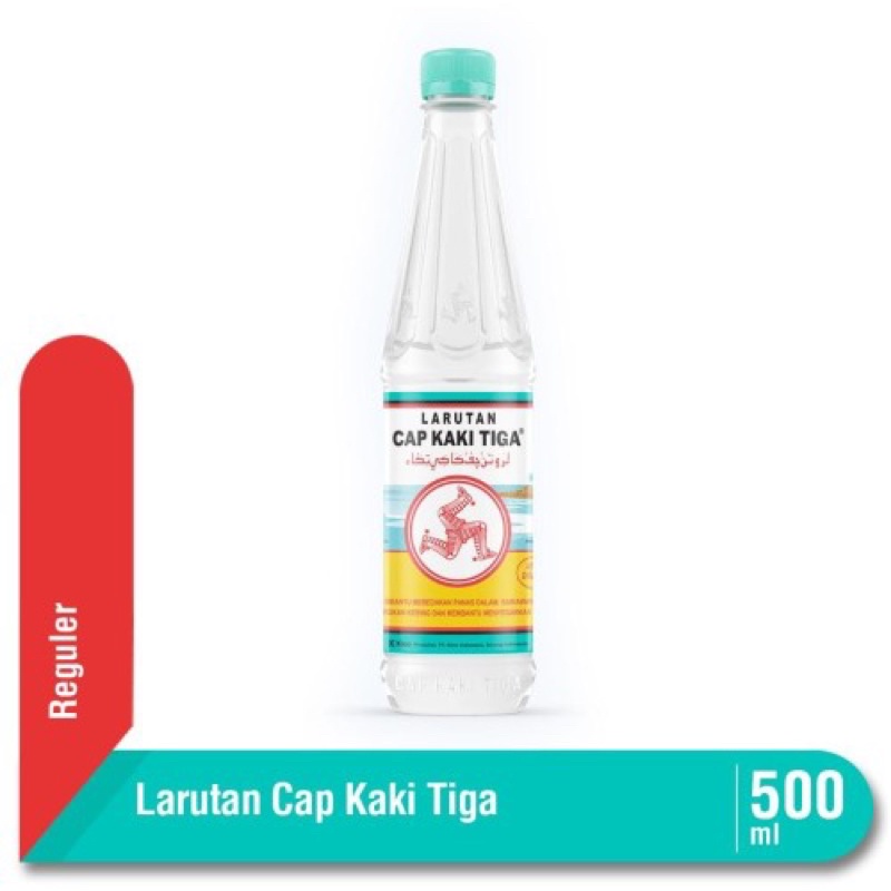 Jual Larutan Botol Cap Kaki Tiga 500ml Shopee Indonesia