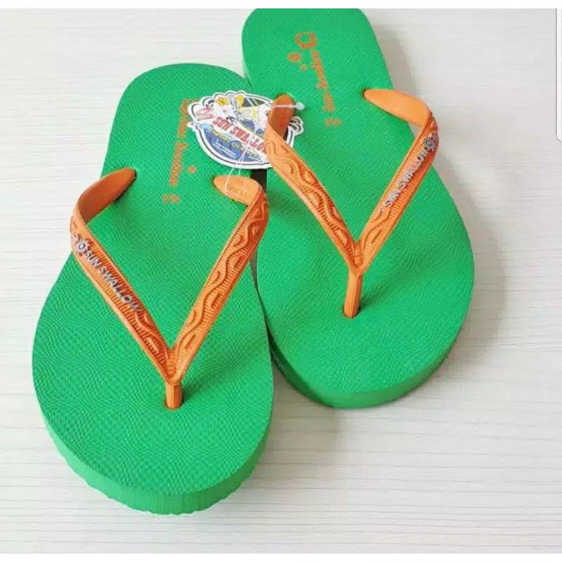 Sandal Sun Swallow Nice Ladies Pop Full Warna Sendal Karet Nyaman
