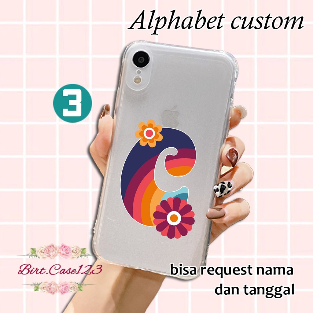 Softcase choice ALPHABET CUSTOM Vivo Y12 Y15 Y17 Y19 Y20 Y12S Y30 Y50 BC3209