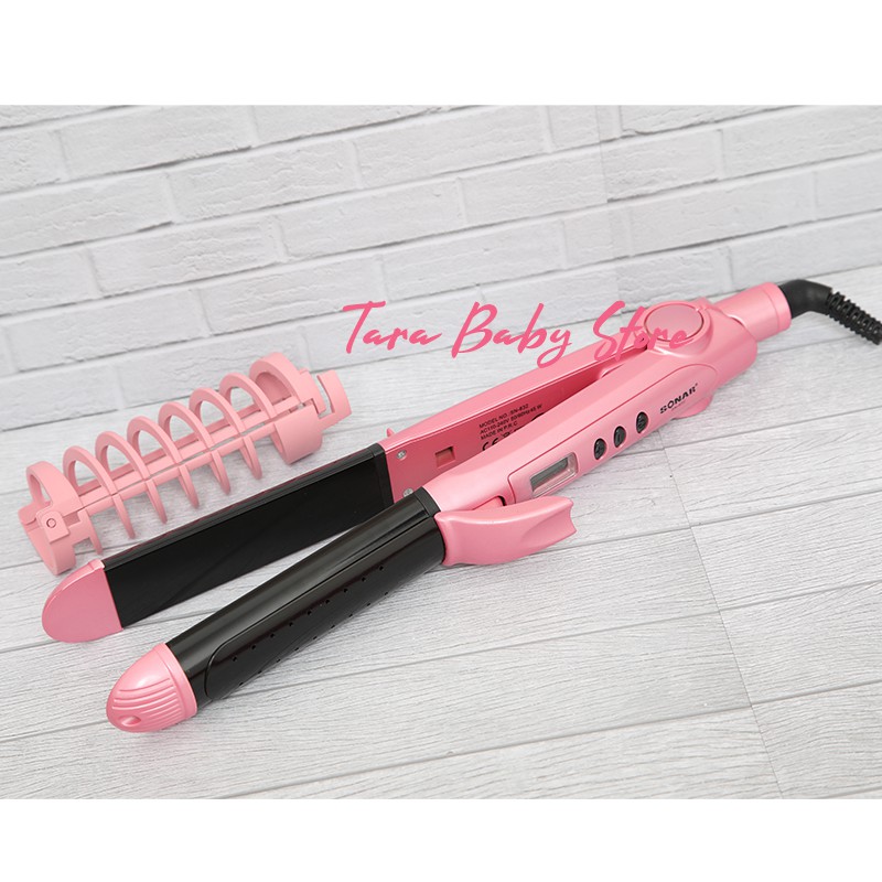 Tarababystore I Catokan Sonar SN 832 Curly 3in1 / Catok Sonar 3in1 Hair Curlers Very Hot