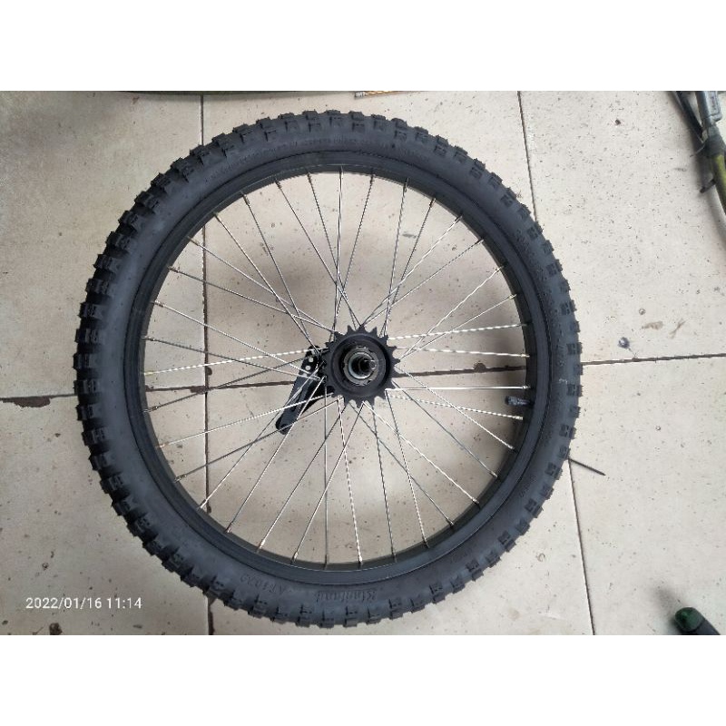 wheelset velg sepeda bmx rem torpedo ukuran 20