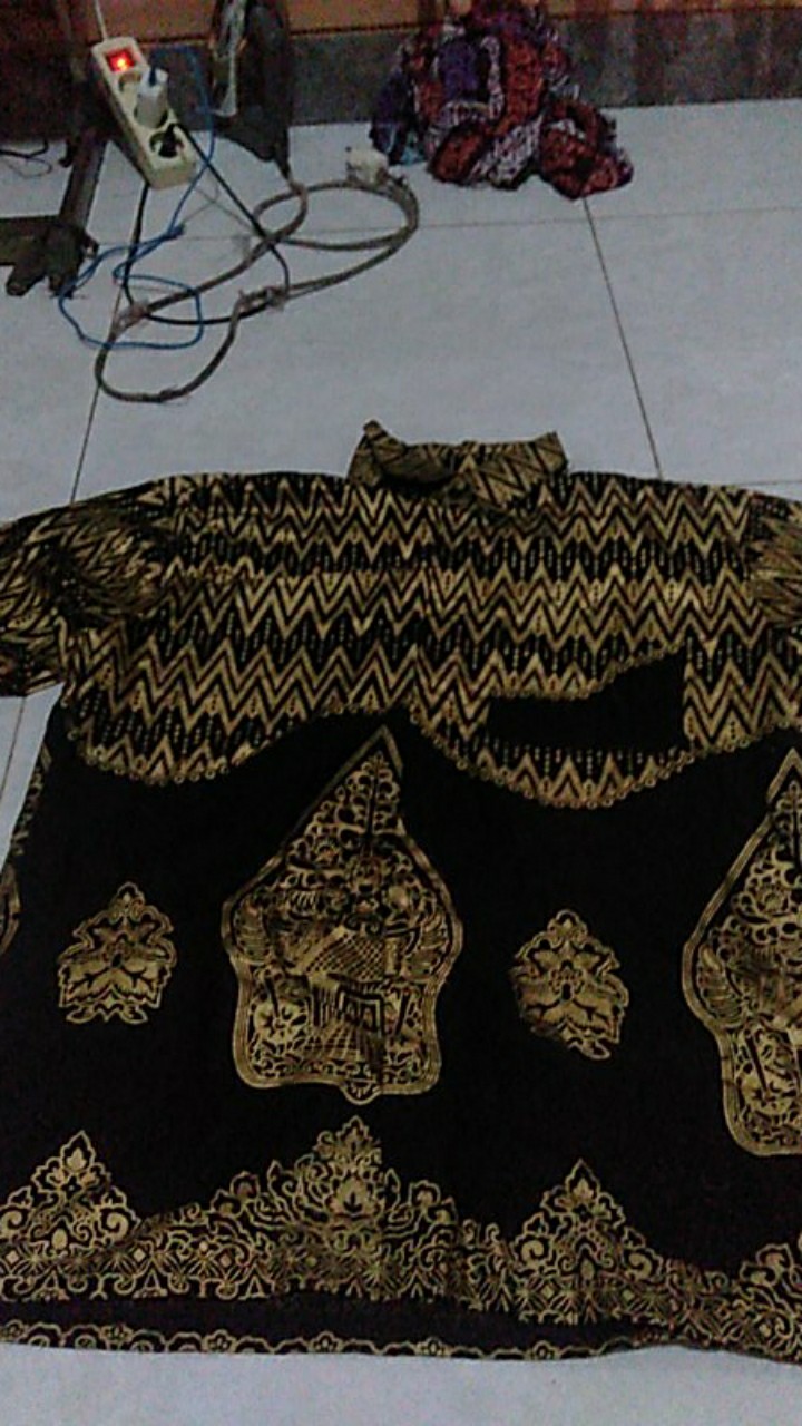 Batik Couple Keluarga Sania Ruffle Ori Ndoro Jowi Dnt Motif