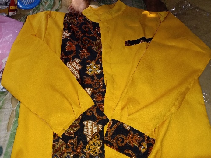 Pcs Couple Sabiya Batik Pasangan Kemeja Dan Gamis Maxy 7warna