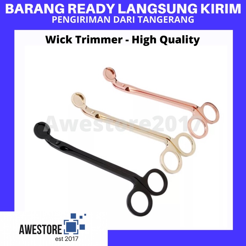 Candle Wick Trimmer Gunting Sumbu Lilin Aroma Terapi Care Kit BBW HQ