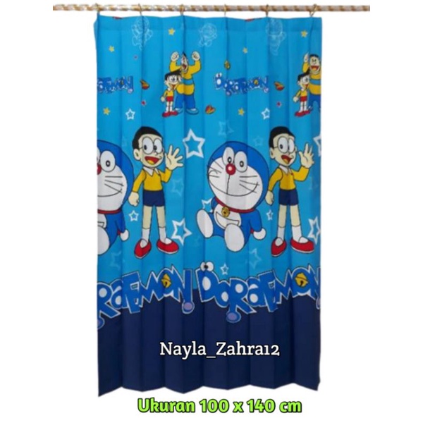Gorden jendela pendek 1 kaca Gorden Karakter anak Gorden Doraemon Hordeng Doraemon Gorden Doraemon j