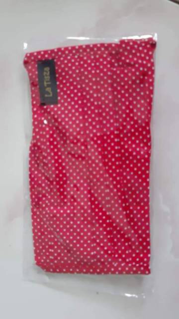 MASKER POLKADOT KATUN JEPANG TALI By LaTisza hijab