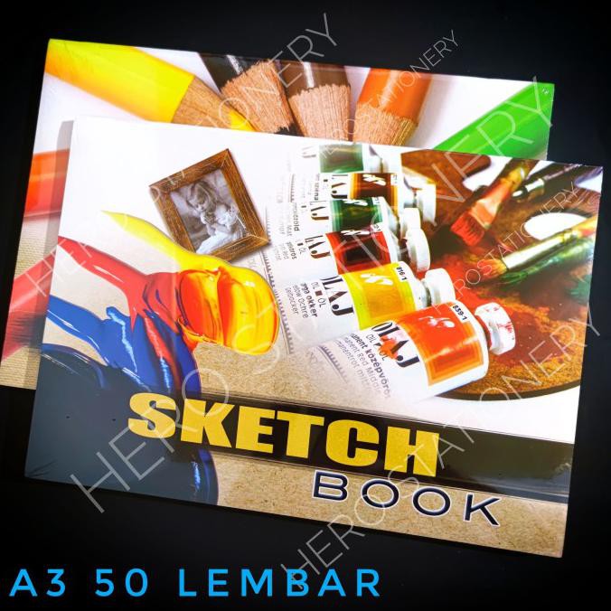 

Promo Kiky Sketch Book Buku Sketsa Gambar Lukis A3 50 Lembar Limited