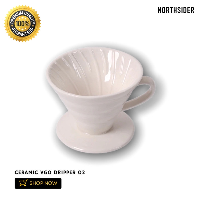 V60 DRIPPER 02 CERAMIC - DRIPPER KOPI V60 KERAMIK