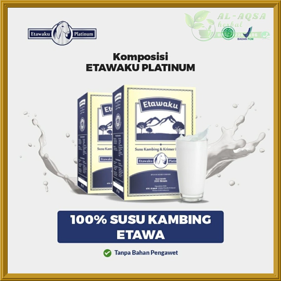 

Susu Kambing Etawaku Platinum | Rasa Original