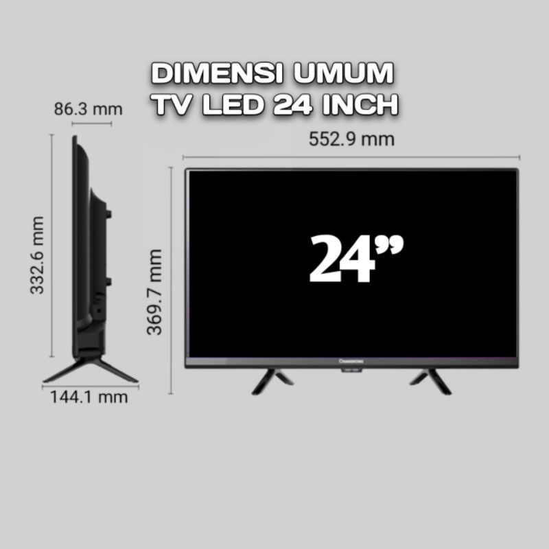 Ukuran TV 42 Inch Berapa Cm Ruang Teknisi 48 OFF