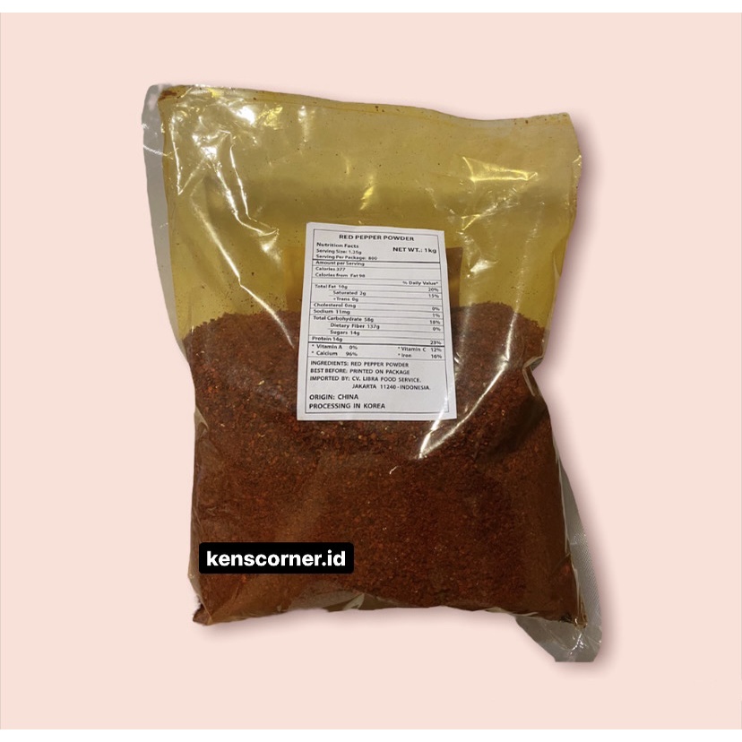 Gochugaru Korea 1 KG / Cabe Bubuk Halus 1 KG / Cabe Bubuk Kasar 1 KG