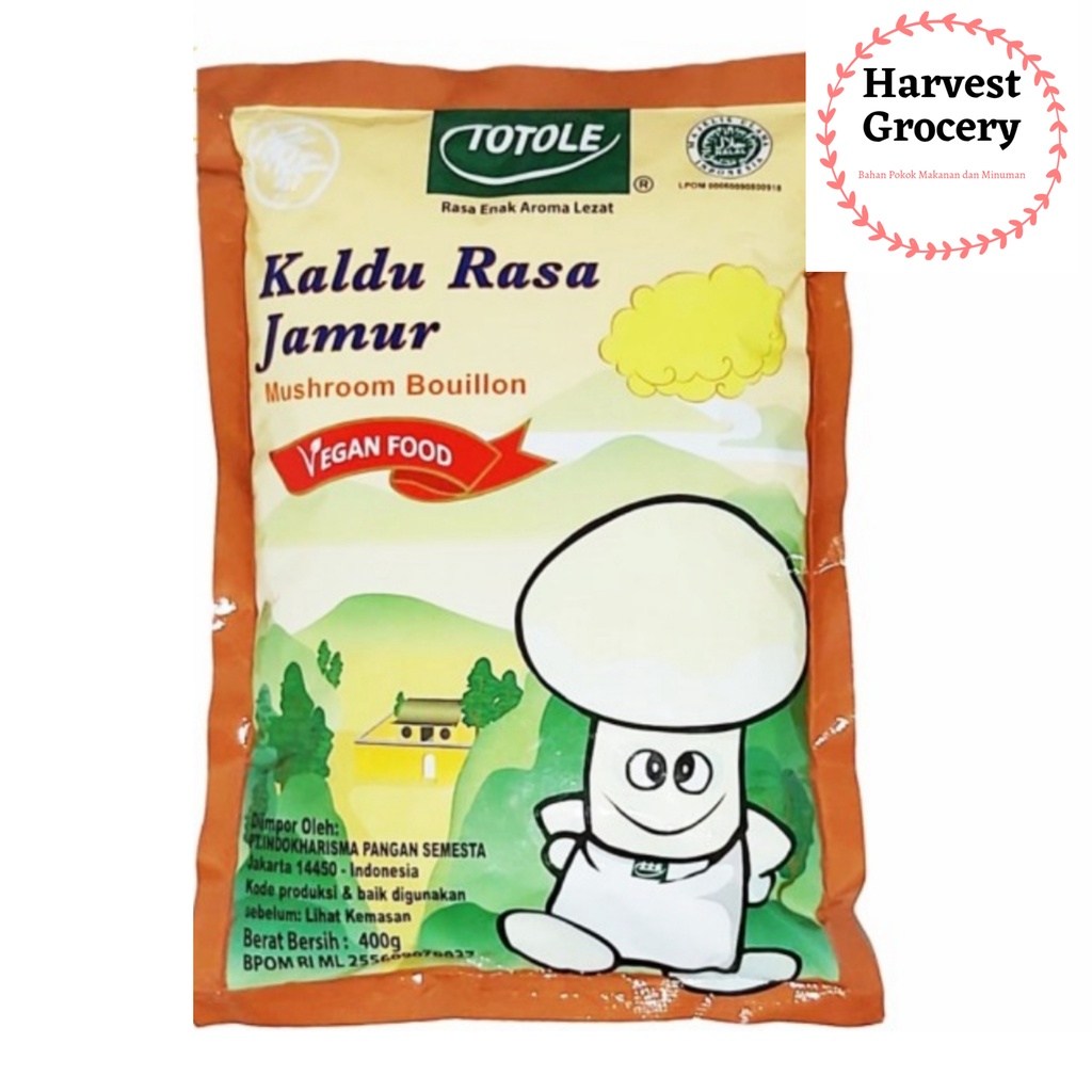 

Totole Kaldu Bumbu Jamur / Granulated Mushroom Bouilon Hala 400gr