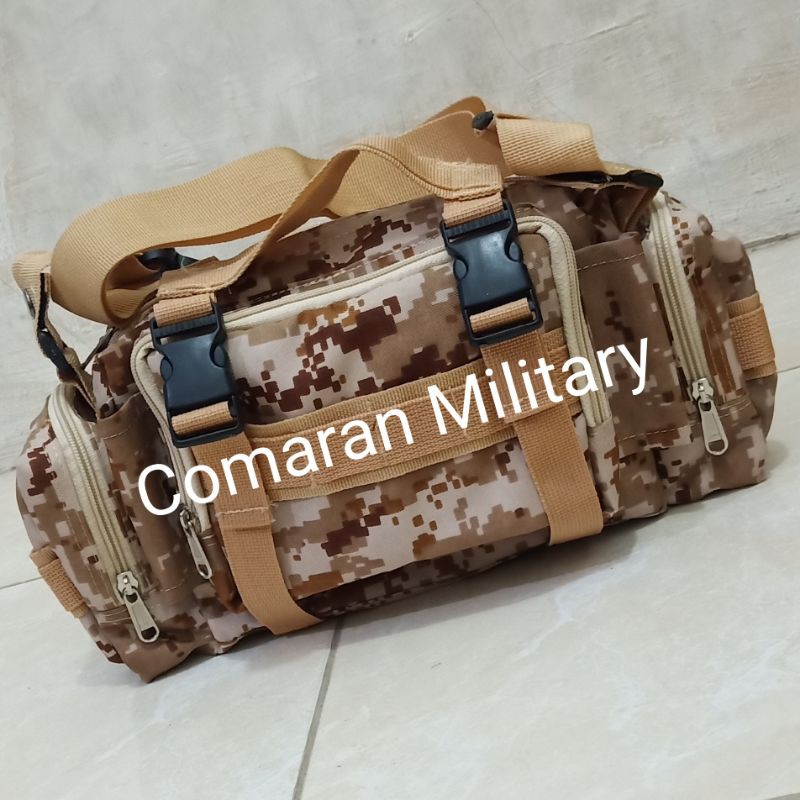 TAS SELEMPANG LORENG DISERT / TAS SAMPING ARMY LORENG GURUN