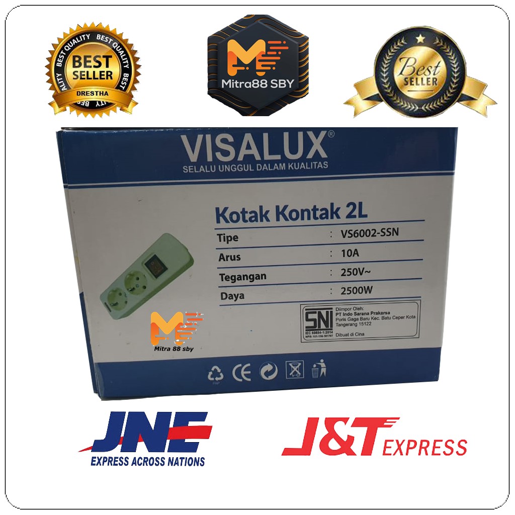 Mitra88sby stop kontak OB ( colokan listrik ) tanpa kabel 1 2 3 4 dan 6 lubang plus switch