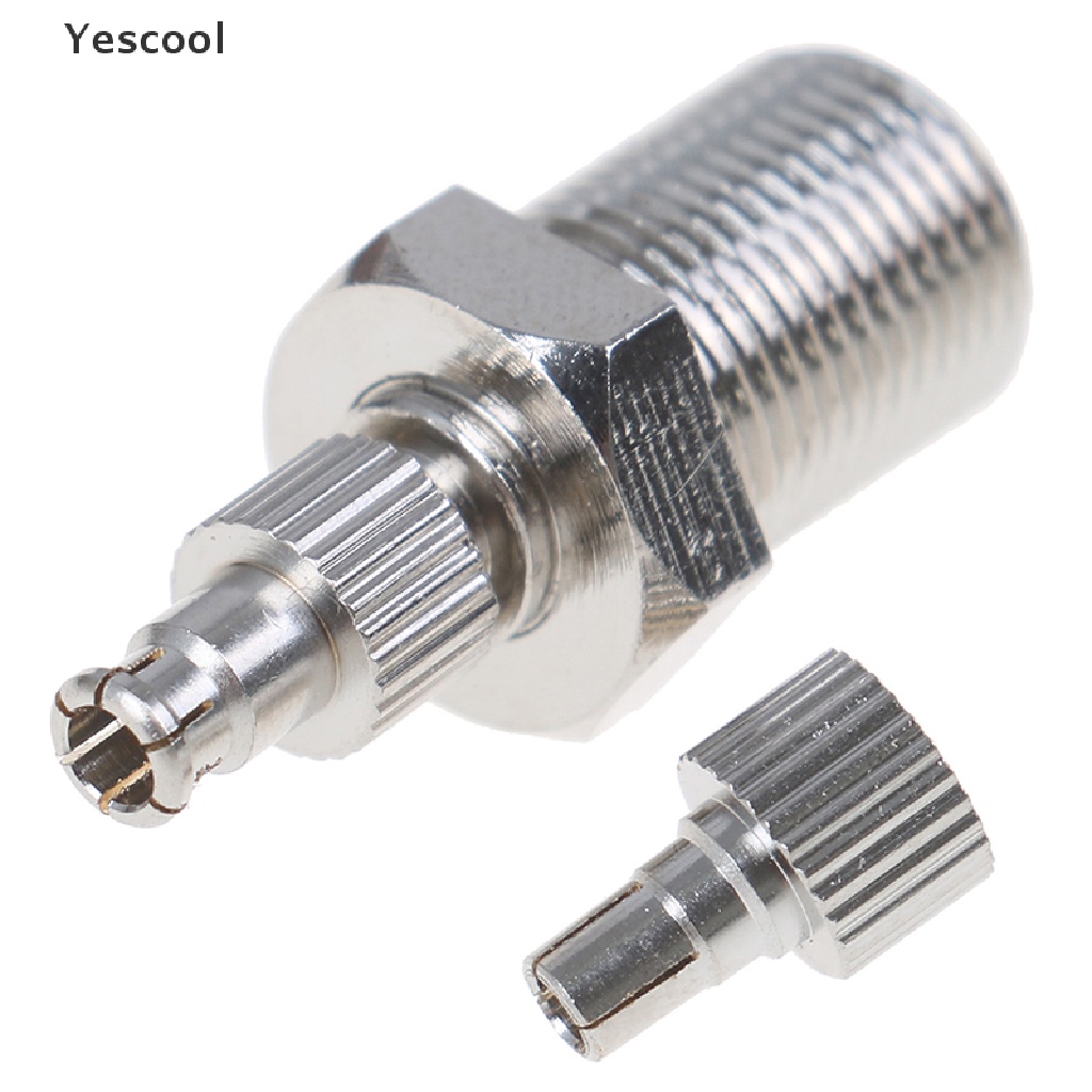 Yescool Adapter Konektor Coaxial RF Female Ke TS9 / CRC9 Male