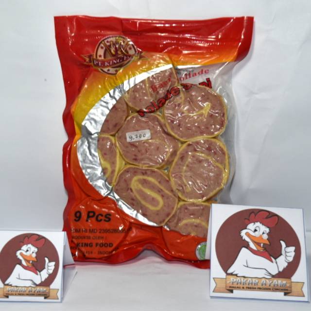 

Kings Rolade isi 9 dan ukuran 1kg PAKAR AYAM FROZEN FOOD