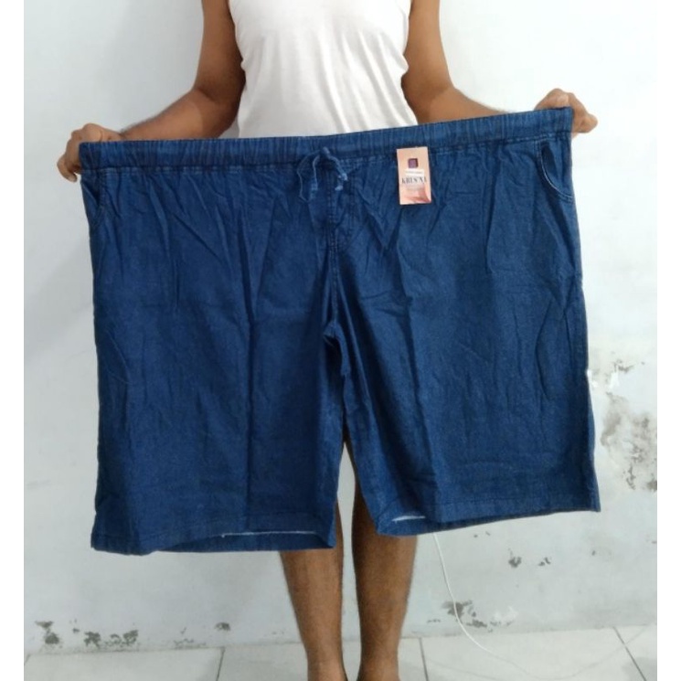 Celana Pendek Anti Begah Ukur Jumbo XXXL Big Size Muat BB 120Kg