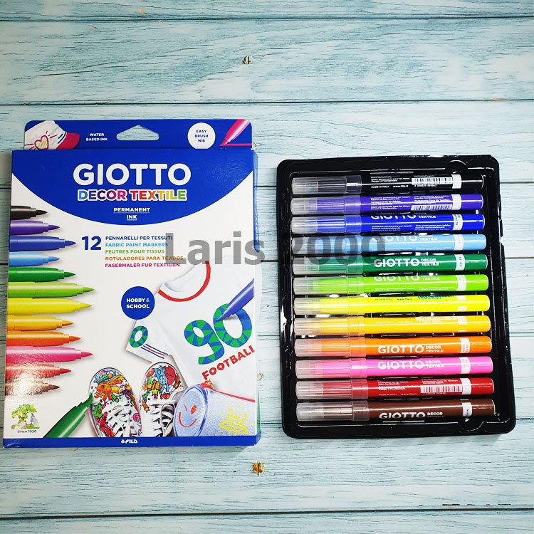 

Giotto Decor Textile / Spidol Kain Set