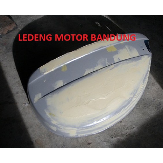 Dempul SanPolac Kecil 250gr Plus Hardener Cat Besi Kayu Plastik Body Motor Mobil