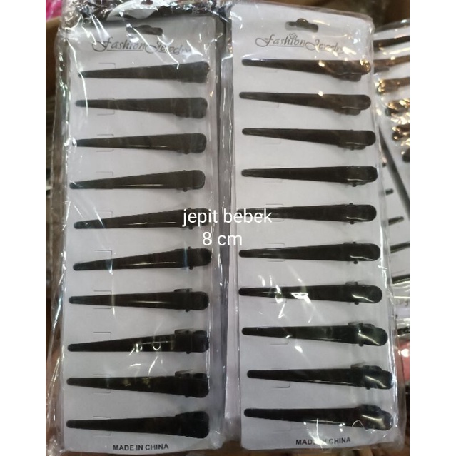 JEPIT BEBEK PANJANG 8CM 1 KAR ISI 10PCS