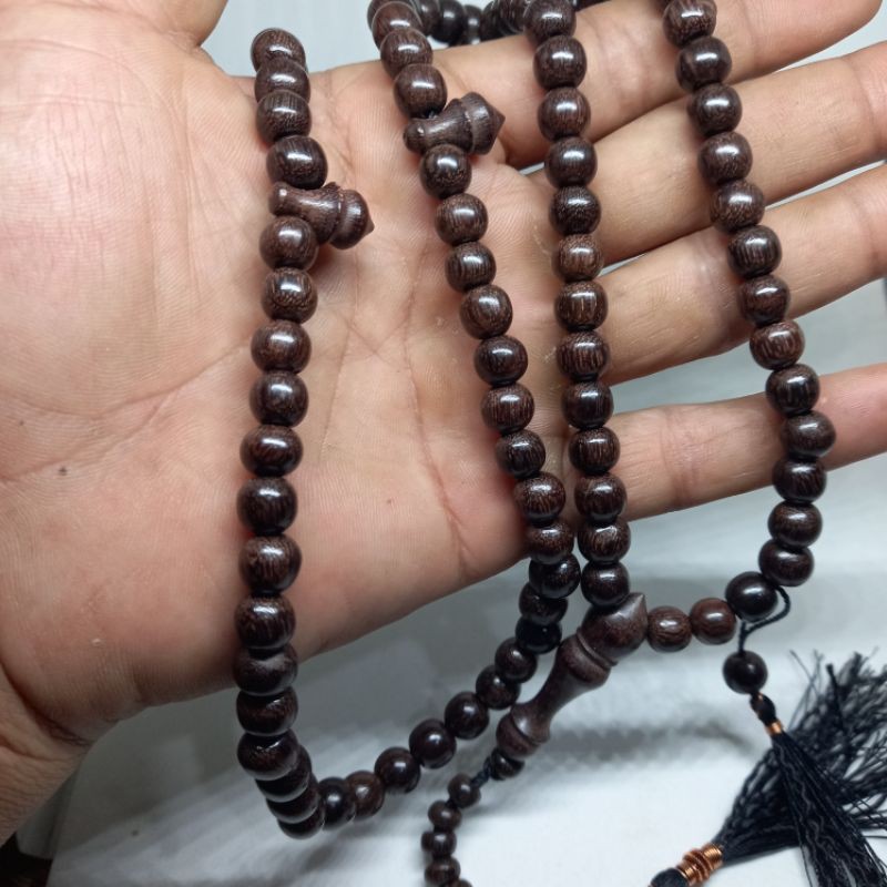 Tasbih galih asem asli 8mm tasbih galih asem hitam tasbih galih asem jawa