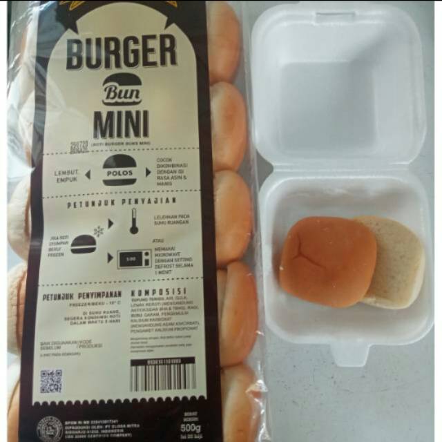 

Bernardi mini bun roti burger 20s