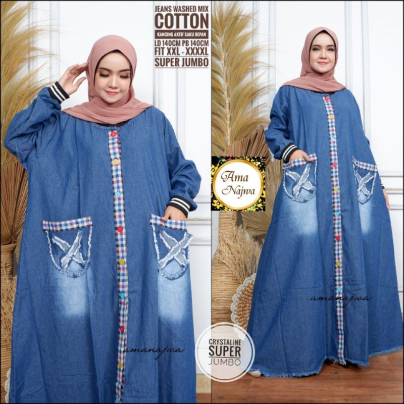 Cristaline Super Jumbo Gamis Ld 140
