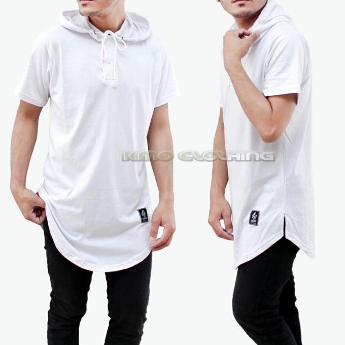 [[COD]] Kaos Kurta Hoodie Pria Original KMO Clothing Cotton TERBARU Kode 729
