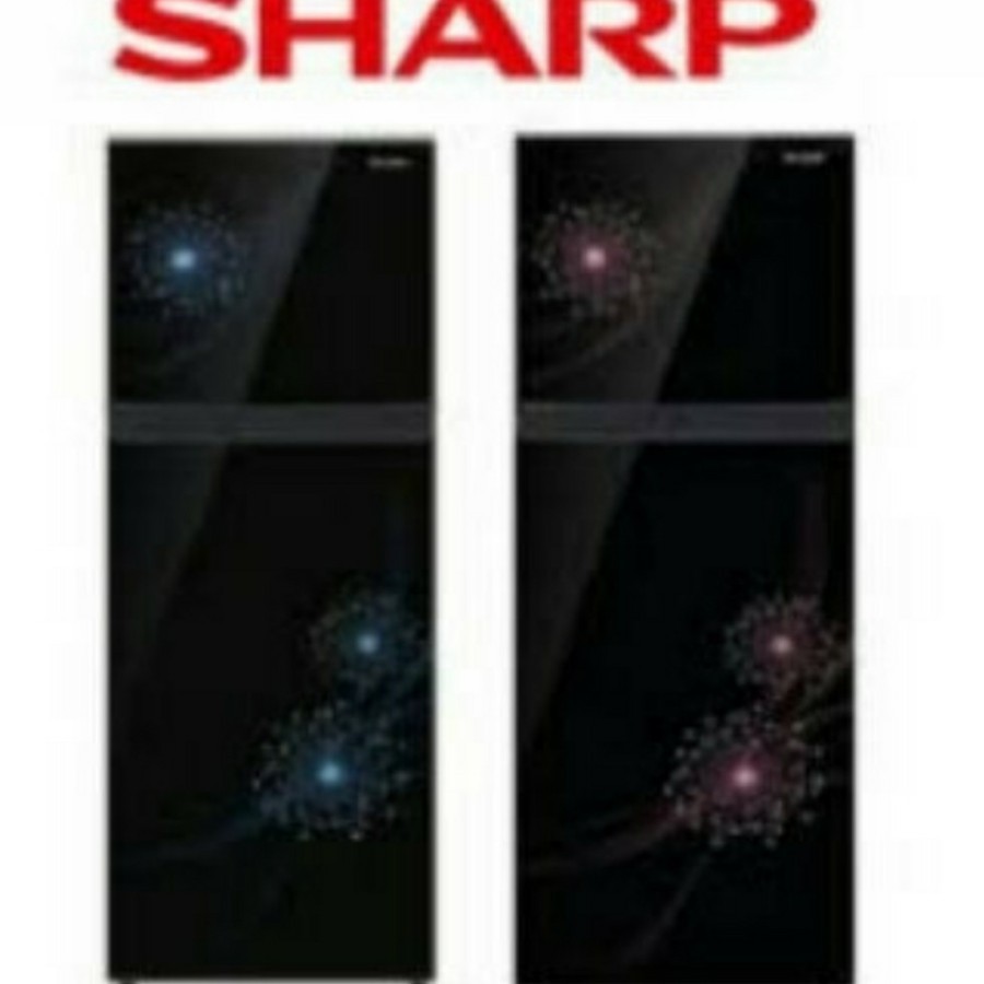 Kulkas Sharp SJ-237MG 2 Pintu Shine Series SJ-237MG-GB SJ-237MG-GR