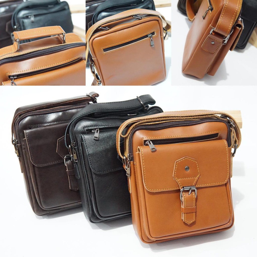 TAS SELEMPANG KULIT ASLI MURAH BRANDED COOL &amp; CALM MODEL BAMBY