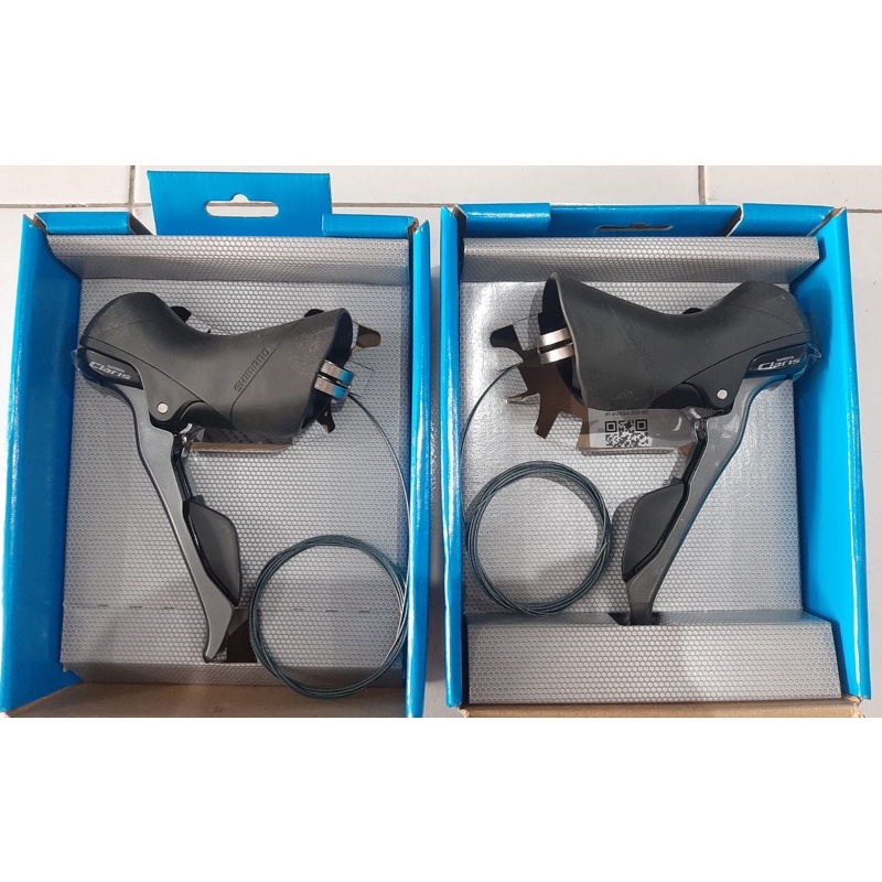 SHIFTER / BRIFTER SHIMANO CLARIS 2 x 8 SPEED RIGHT / KANAN KIRI / LEFT