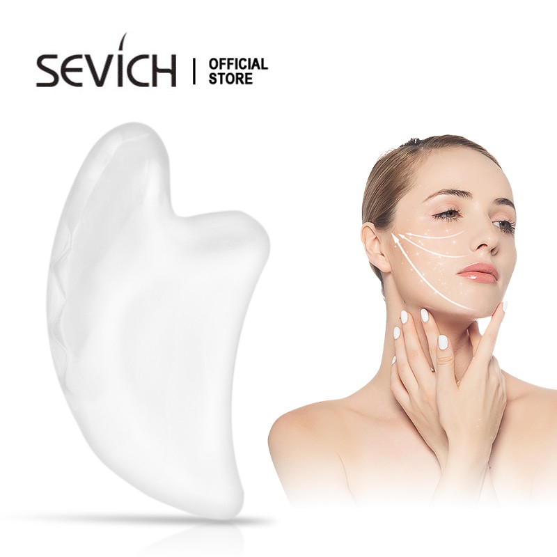 SEVICH Facial Gua Sha Board Dredging Meridian And Face-Lifting Tool