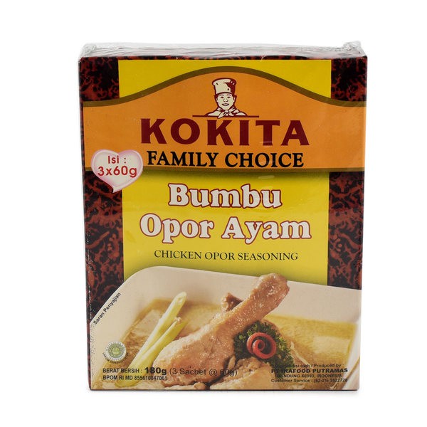

KOKITA Bumbu Opor Ayam 180gr - Chicken Opor Seasoning 3 x 60g