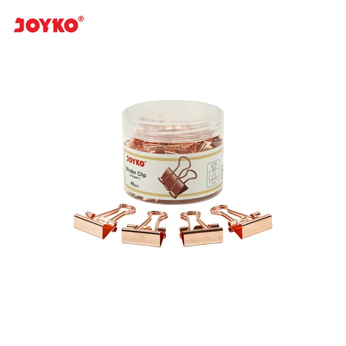 

Binder Clip / Klip / Penjepit Kertas Joyko 107RG / 1 DRUM 40 PCS / Joyko Original