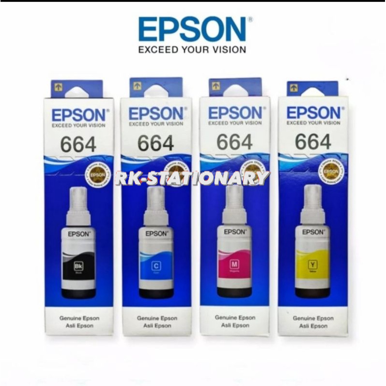 tinta printer epson 664 original