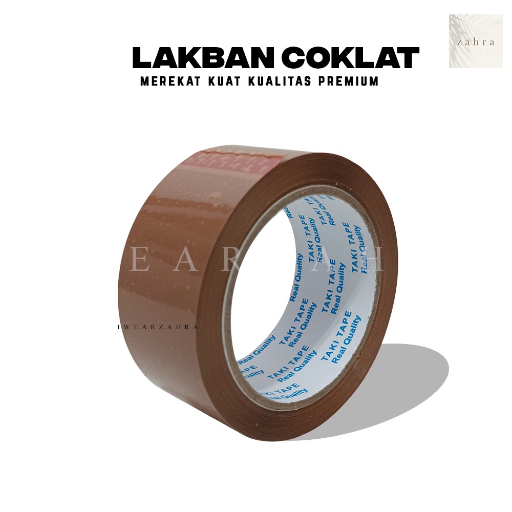 LAKBAN COKLAT 2 INCH - Plakban selotip coklat 2 inch multifungsi