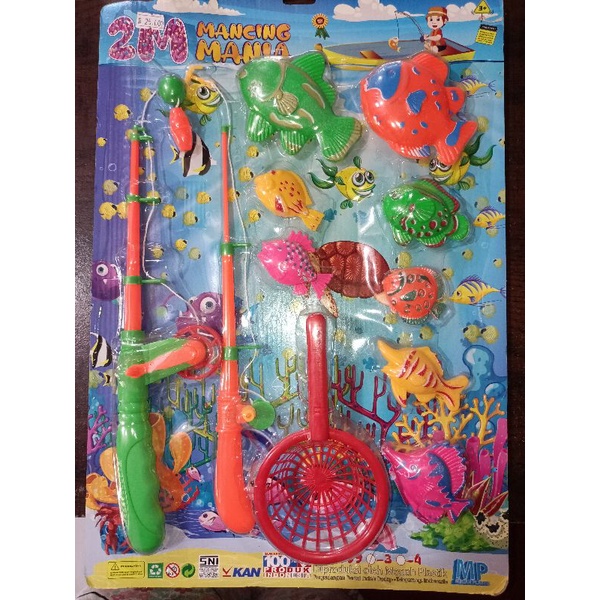 Mainan pancing ikan/pancing ikan/mancing mania/pancing-pancingan/mainan pancing anak/pancing ikan/fishing