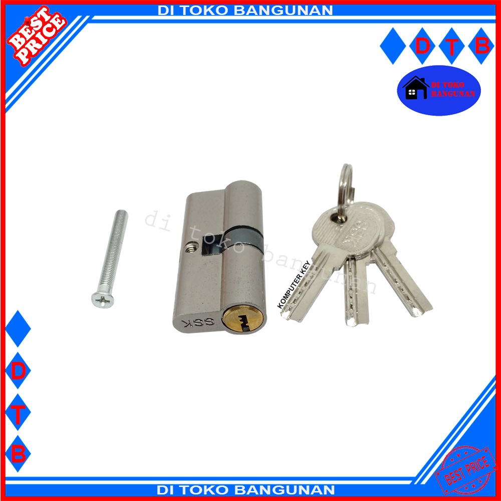 Silinder Kunci Kecil Komputer Key SSK Cylinder Kunci Pintu