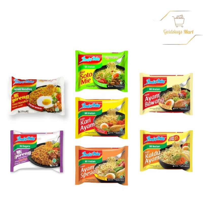 GS INDOMIE GORENG / INDOMIE SOTO / INDOMIE AYAM BAWANG / INDOMIE RENDANG / INDOMIE AYAM SPESIAL / INDOMIE KALDU AYAM / INDOMIE KARI AYAM